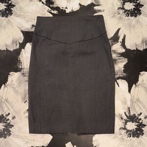 Express Charcoal Pencil Skirt